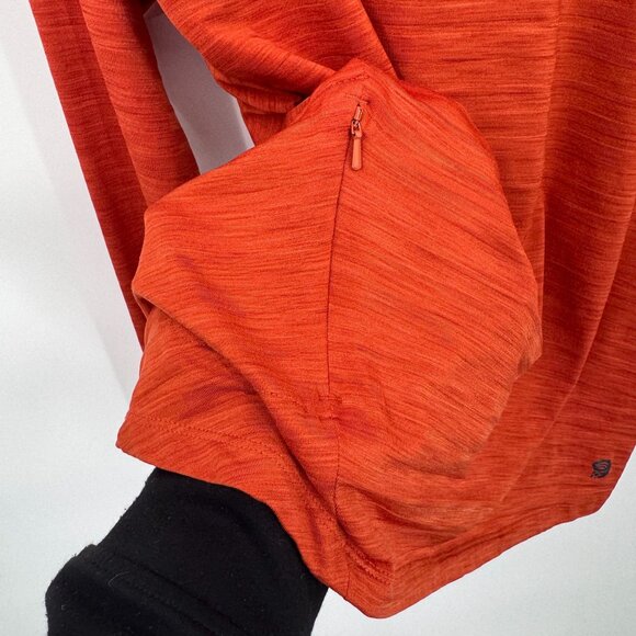 Mountain Hardwear Long Sleeve Crew Shirt Womens‎ Medium Rust Polyester - Picture 4 of 10
